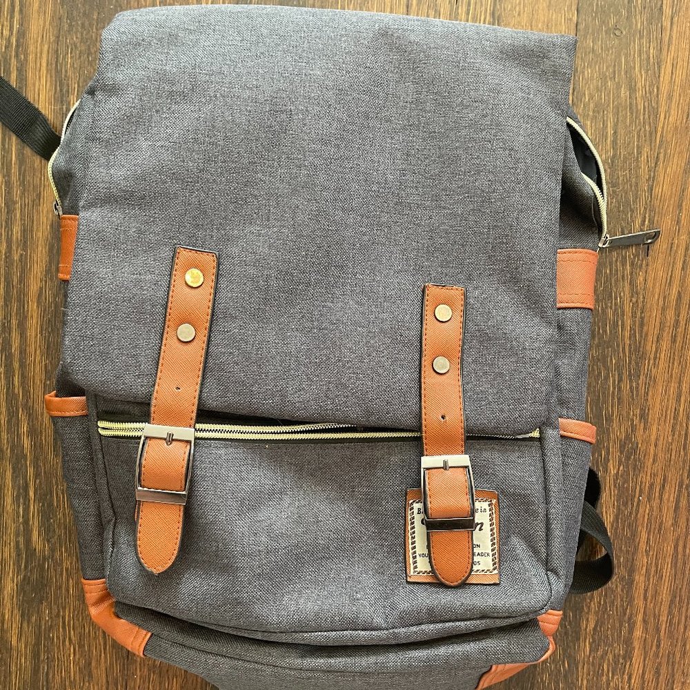 Feskin Slim Denim Laptop Backpack